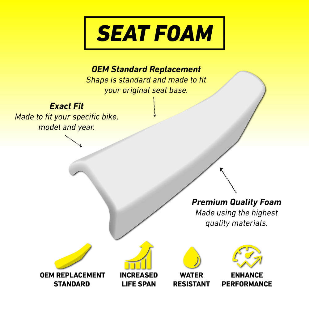 Yamaha YZ125 86-88/YZ250 86-87/ YZ490 86-89 Standard OEM Seat Foam