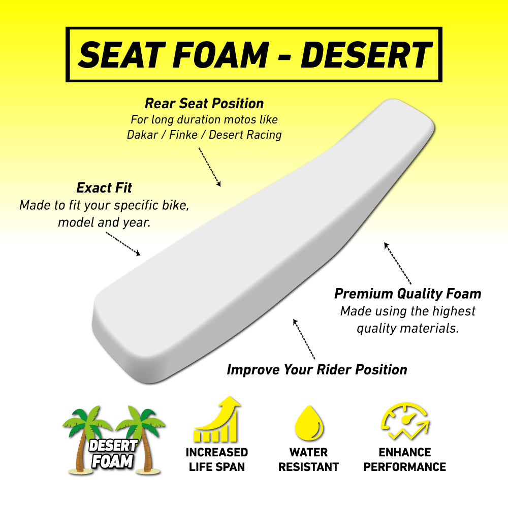 Beta 125/200/250/300/390/430/480RR 20-23 DESERT Seat Foam