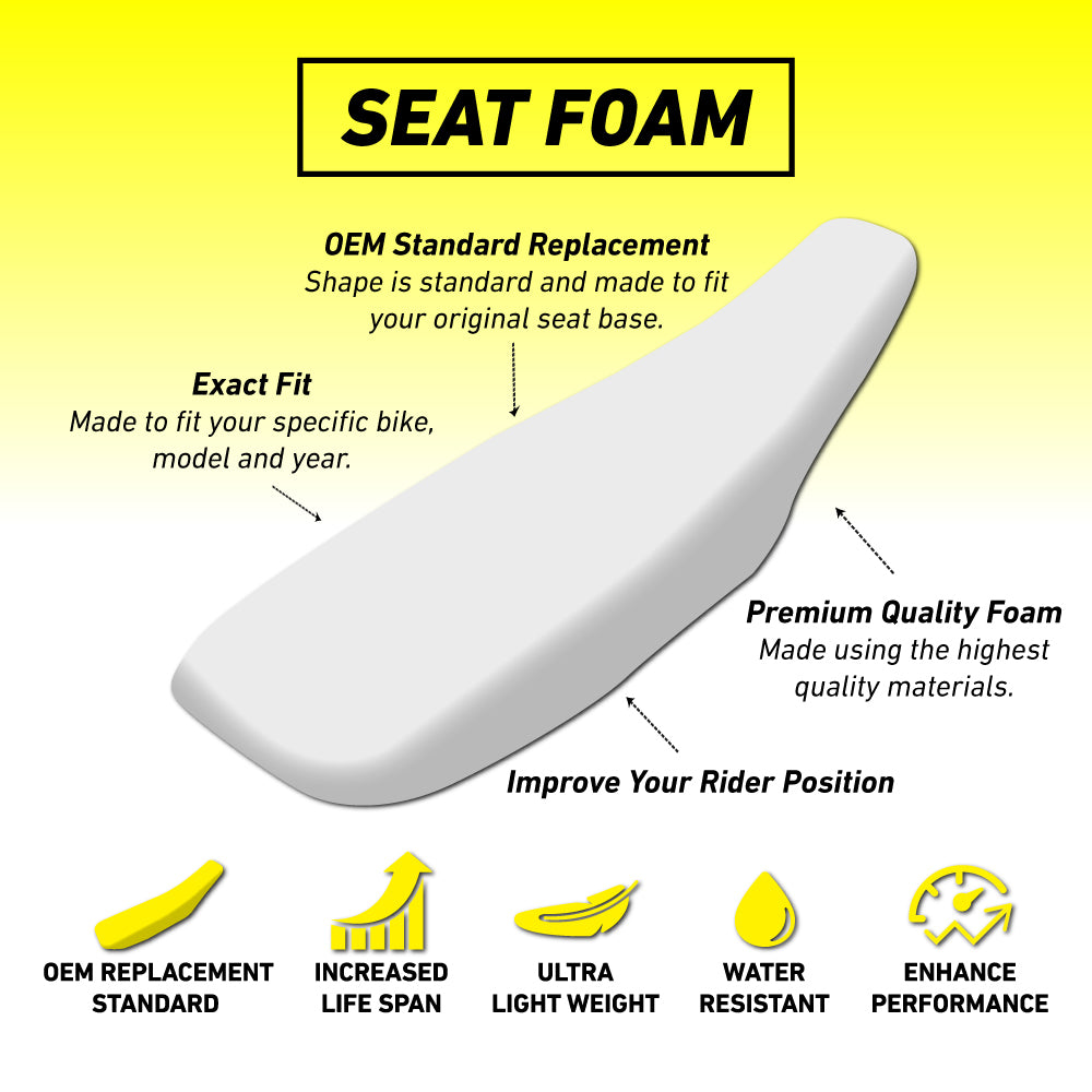 Suzuki RM125 01-12/RM250 01-12 Standard OEM Seat Foam