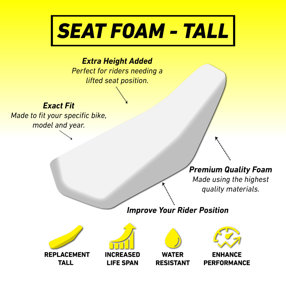 Honda CRF450 17-20/CRF250 18-21/ CRF450FX 18-23 TALL Seat Foam