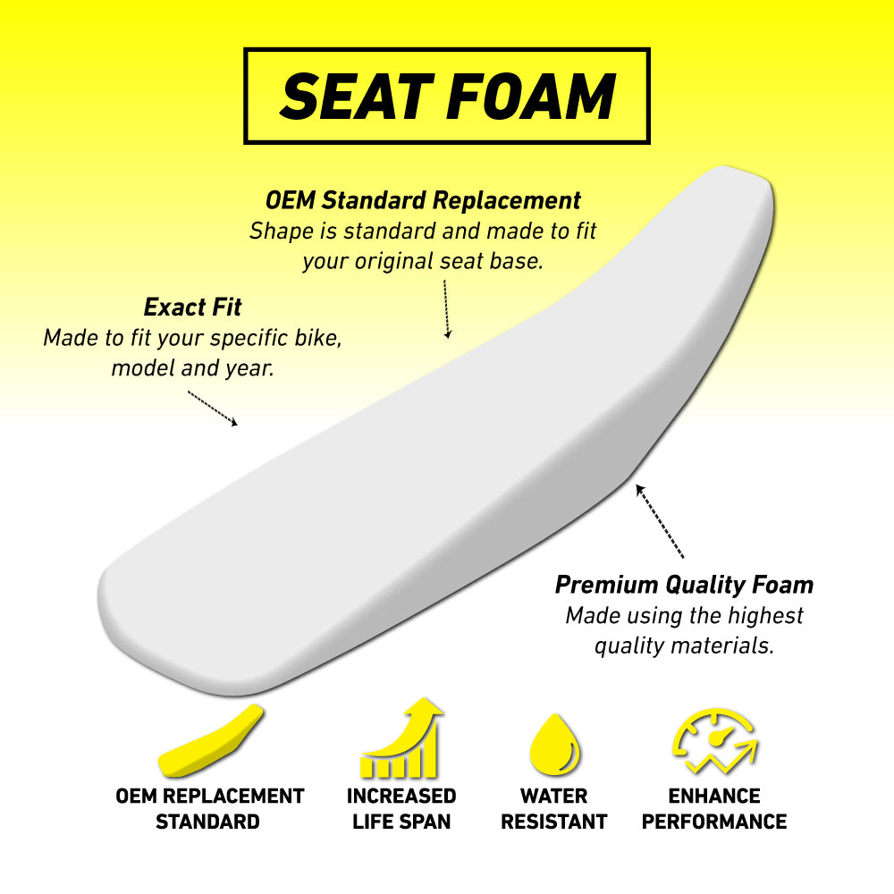 TM MX125/MX144/MX250/300 2T 15-21 / EN125/144/250/300 2T 15-21 Standard OEM Seat Foam