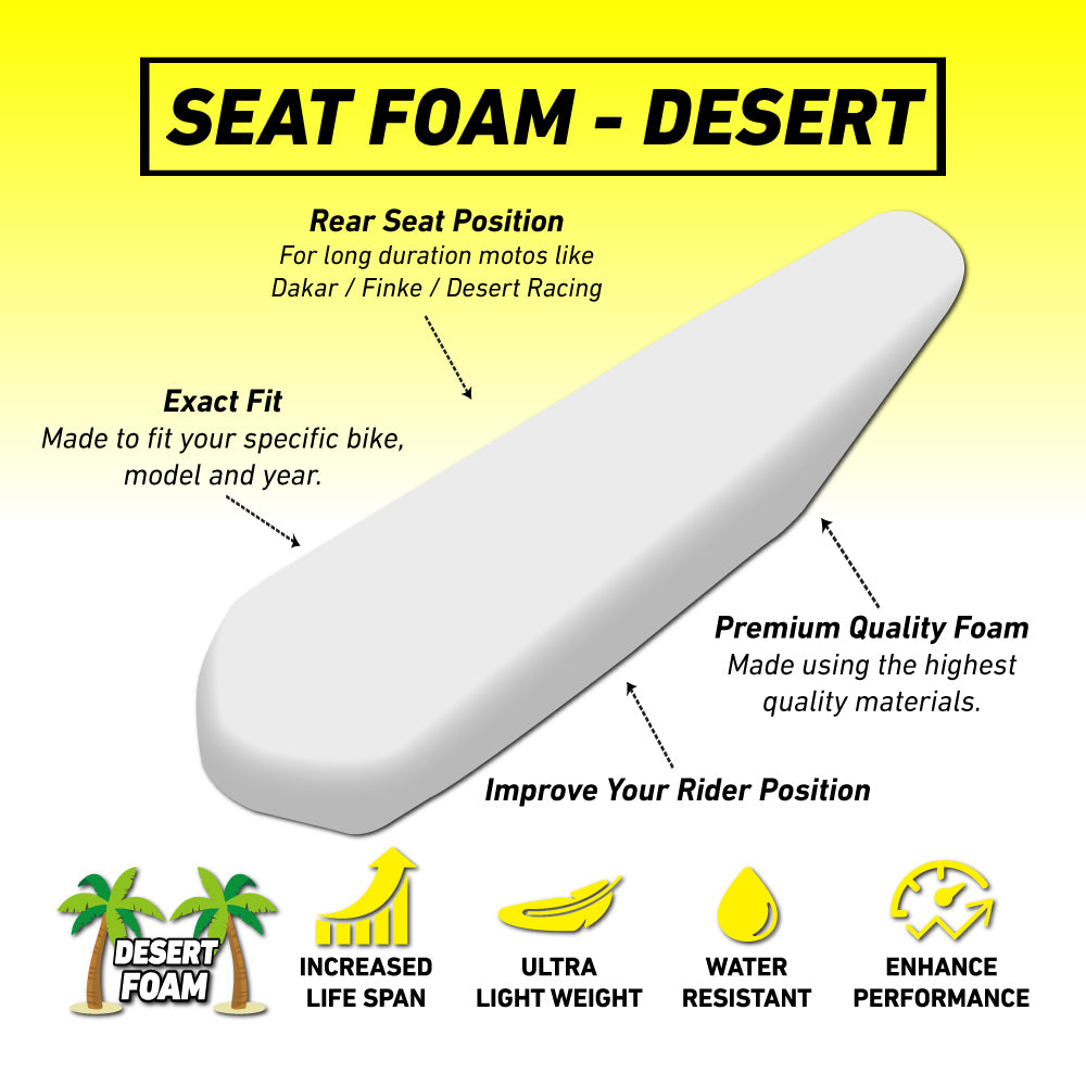 Gas Gas MC125/MC250F/MC450F/EC250/EC300 21-23 /EX300/350 22-23 DESERT Seat Foam