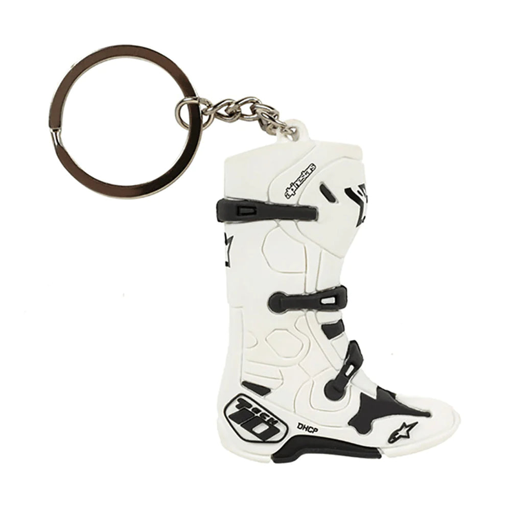 ALPINESTARS TECH 10 WHITE KEY RING