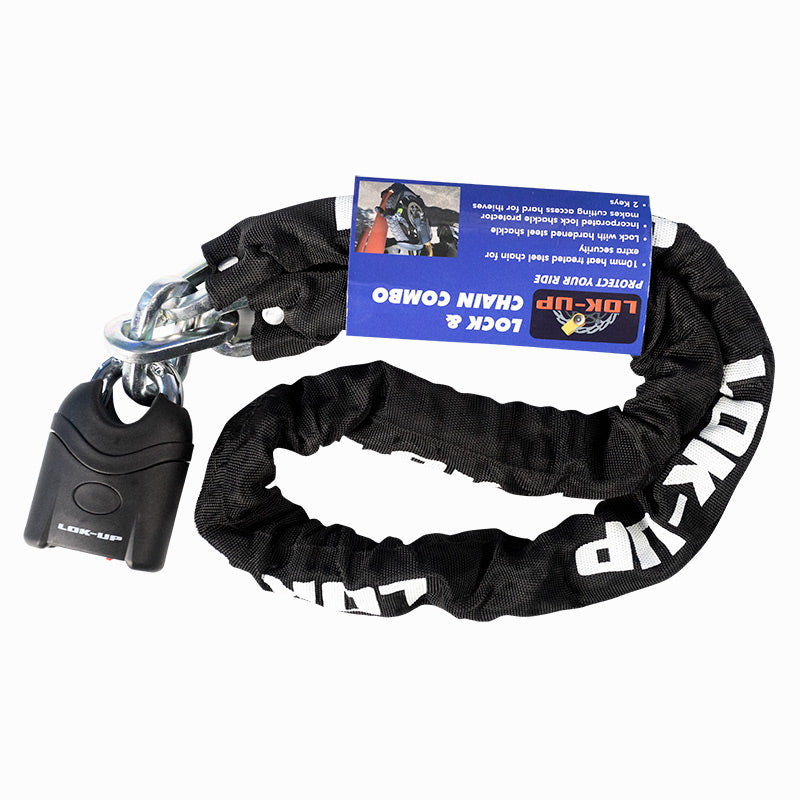 PADLOCK & CHAIN COMBO BLACK