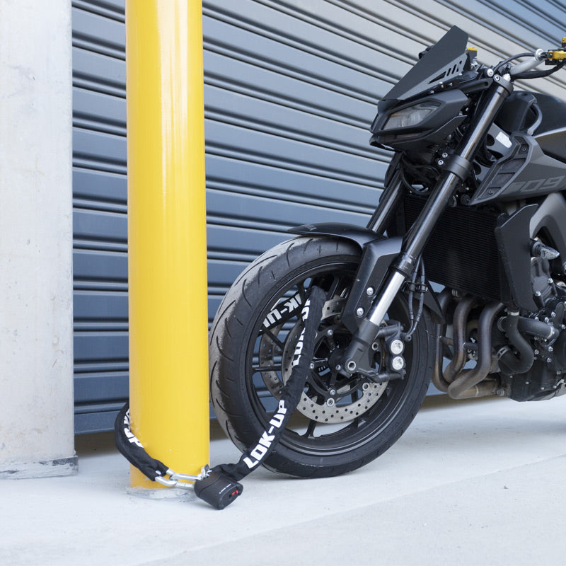 PADLOCK & CHAIN COMBO BLACK