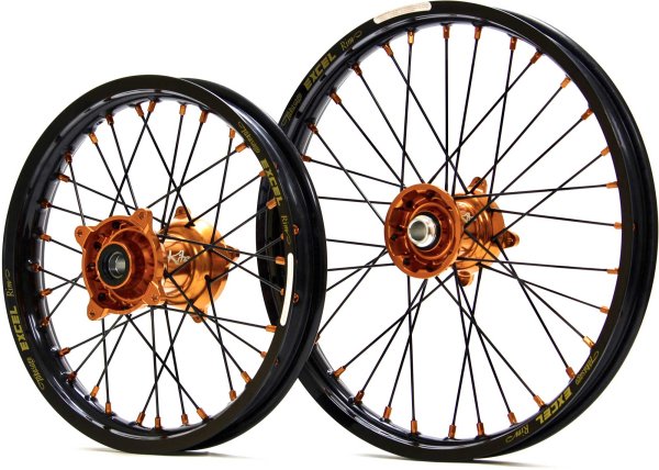 KITE EXCEL ELITE WHEEL SET KTM SX 85 12-20 ORANGE