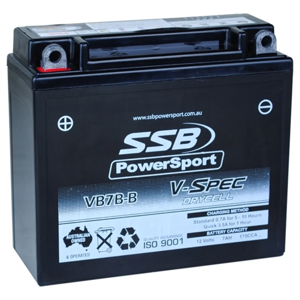 12V SSB V-Spec High Perform. AGM Battery (8) ( CB7B-B ) (2.67 Kg)