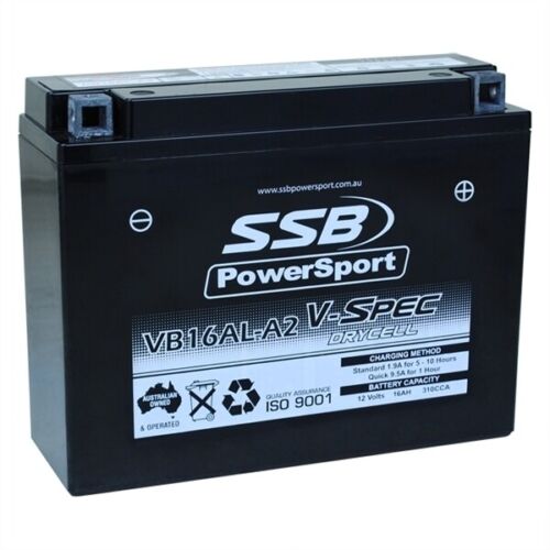 12V SSB V-Spec High Perform. AGM Battery (4) (CB16AL-A2, GB16AL-A2, MB16AU )