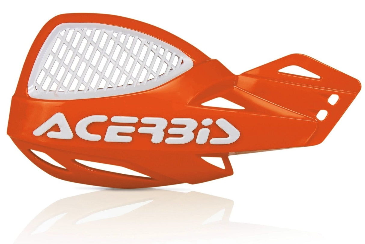 ACERBIS HANDGUARDS UNIKO VENTED ORANGE 2016 WHITE
