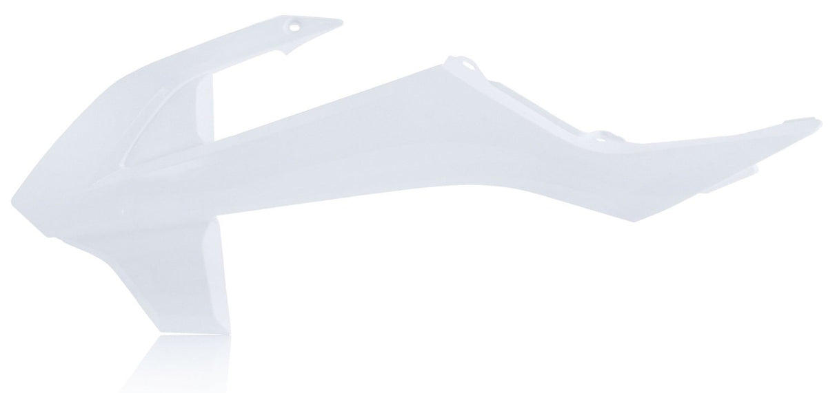 ACERBIS RADIATOR SHROUDS SX-F 16-18 EXC-F 17-19 WHITE BLACK
