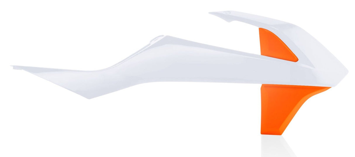 ACERBIS RADIATOR SHROUDS KTM SX 85 18-23 WHITE/ORANGE