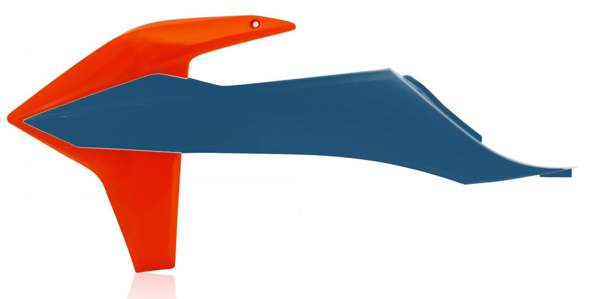 ACERBIS RADIATOR SHROUDS SX-F 19-22 EXC-F 20-23 BLACK ORANGE