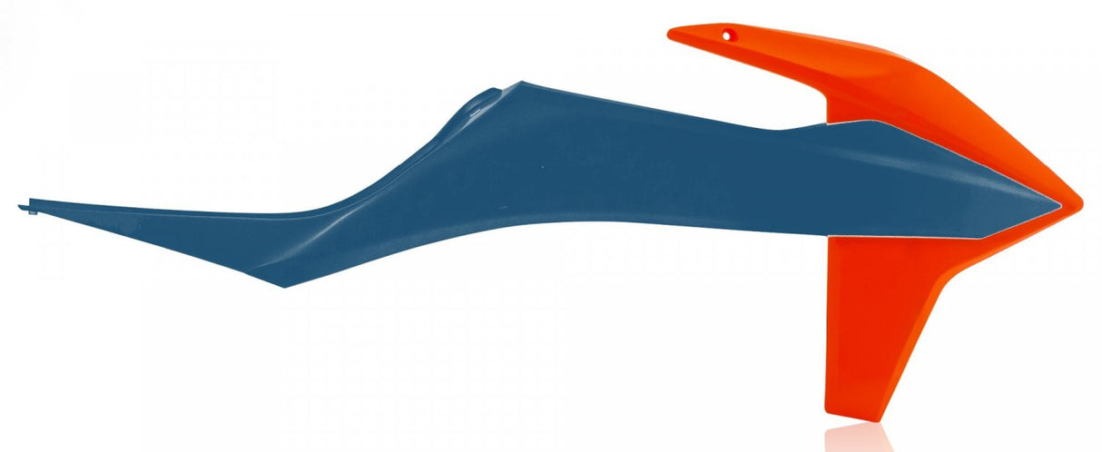 ACERBIS RADIATOR SHROUDS SX-F 19-22 EXC-F 20-23 ORANGE BLUE