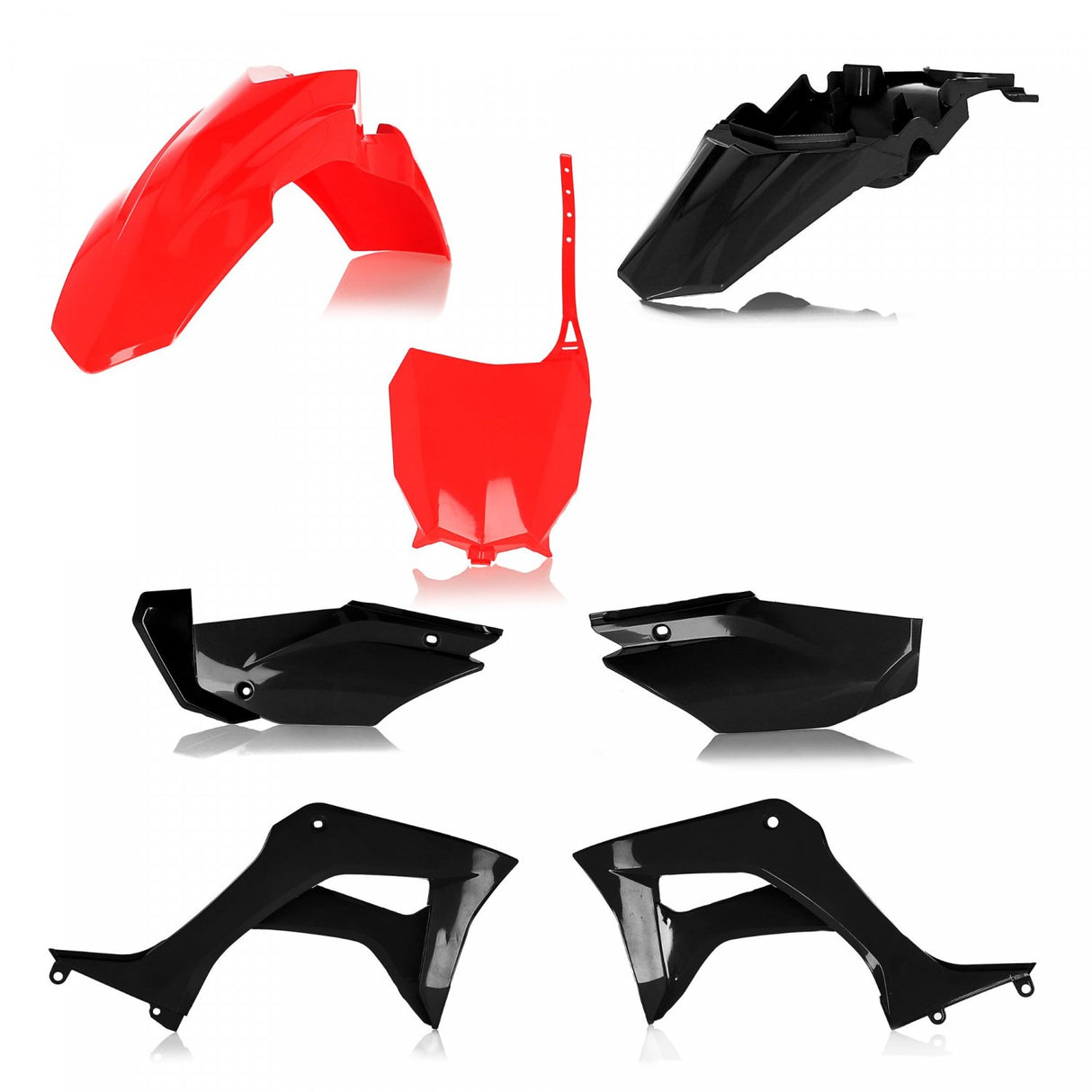 ACERBIS PLASTIC KIT HONDA CRF 110F 19-23 RED BLACK