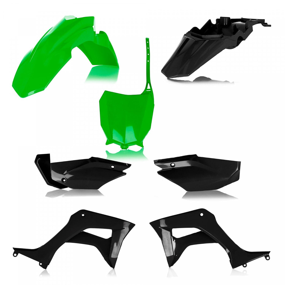 ACERBIS PLASTIC KIT HONDA CRF 110F 19-23 GREEN BLACK