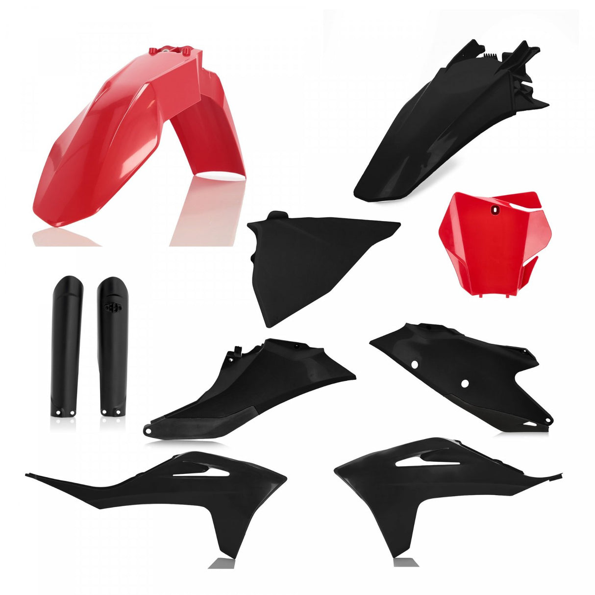 ACERBIS PLASTIC KIT GAS GAS MC MCF 21-23 RED BLACK