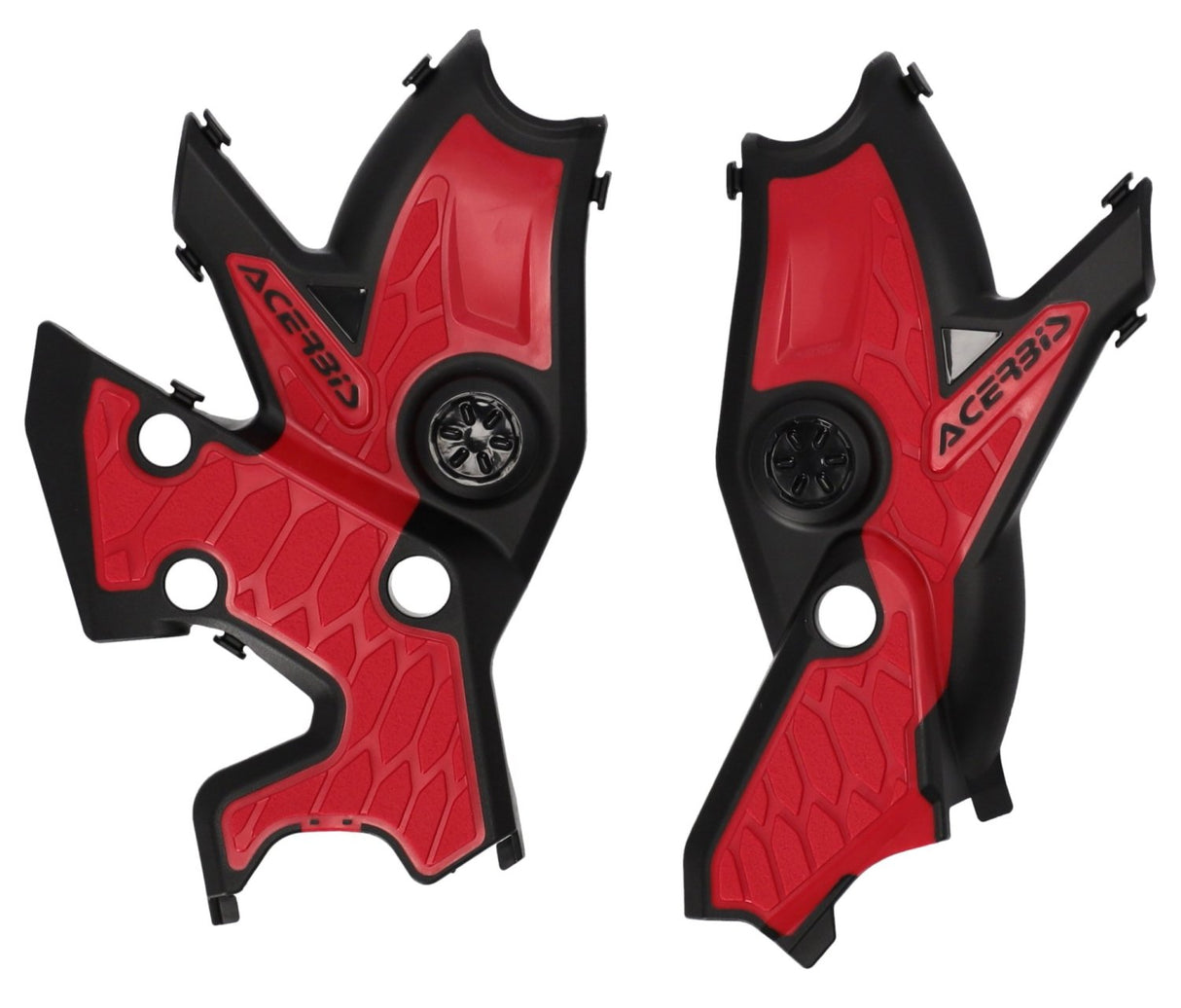 ACERBIS X-GRIP FRAME GUARDS T7 TENERE 700 19-23 BLK RED