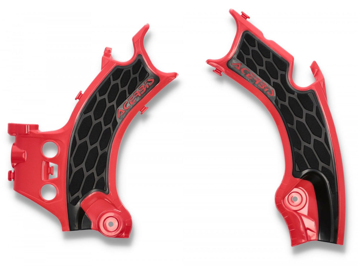 ACERBIS X-GRIP FRAME GUARDS CRF 250 22-23 450 21-23 RED-BLK