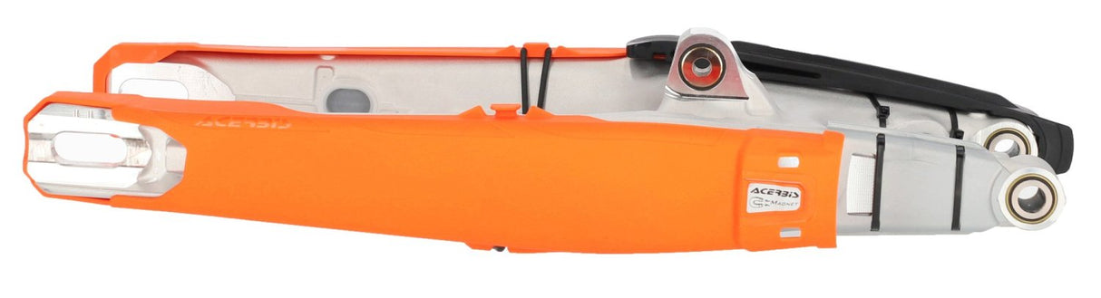 ACERBIS TEKETMAGNET SWINGARM PROTECTORS KTM EXC EXCF ORANGE