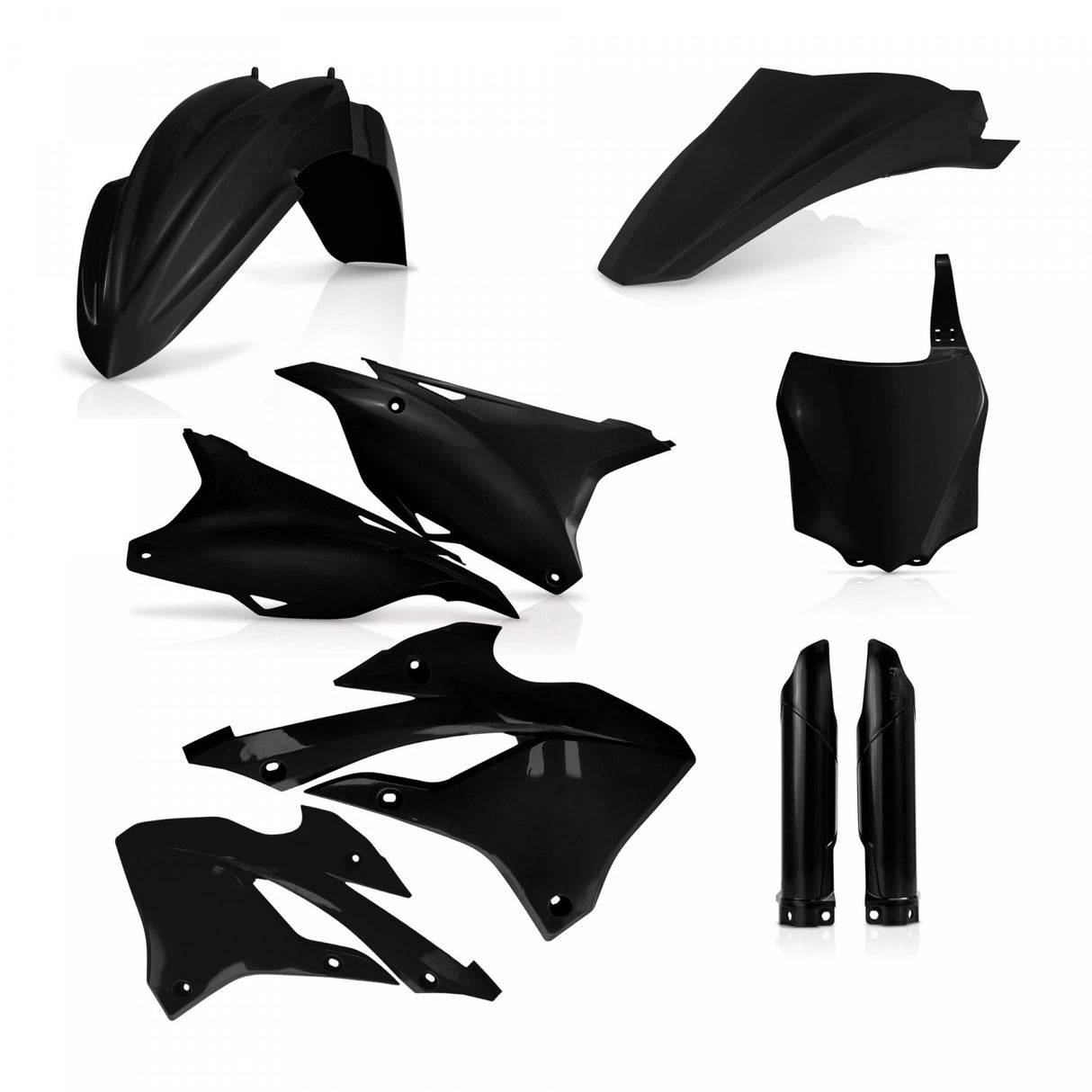 ACERBIS PLASTIC KIT KAWASAKI KX 85 22-23 BLACK