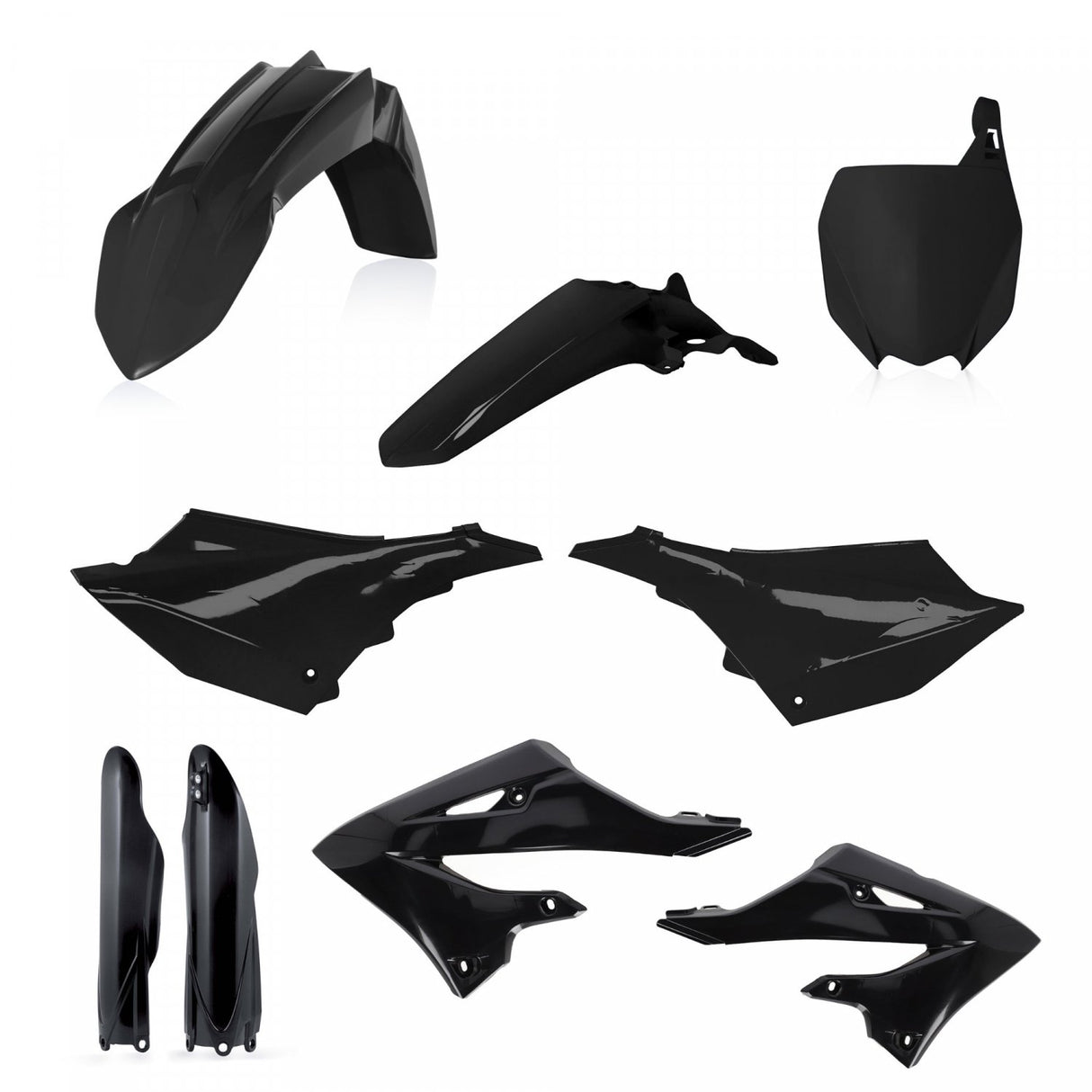 ACERBIS PLASTIC KIT YAMAHA YZ 125 250 22-23 BLACK