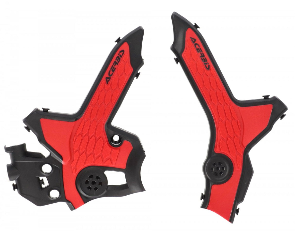 ACERBIS X-GRIP FRAME GUARDS HONDA CRF300L 21-23 BLACK-RED