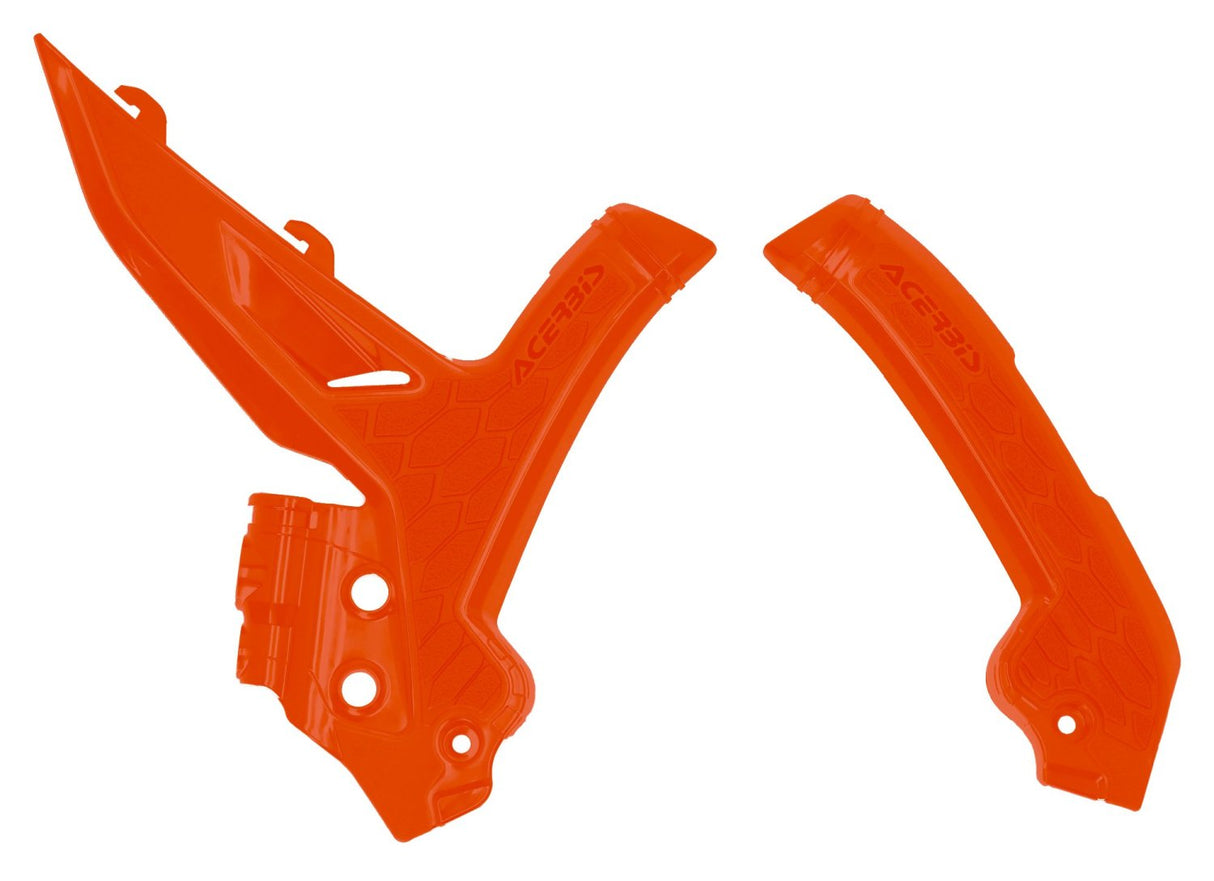 ACERBIS X-GRIP FRAME GUARDS KTM SX SXF 23-24 EXC EXCF 24 ORANGE