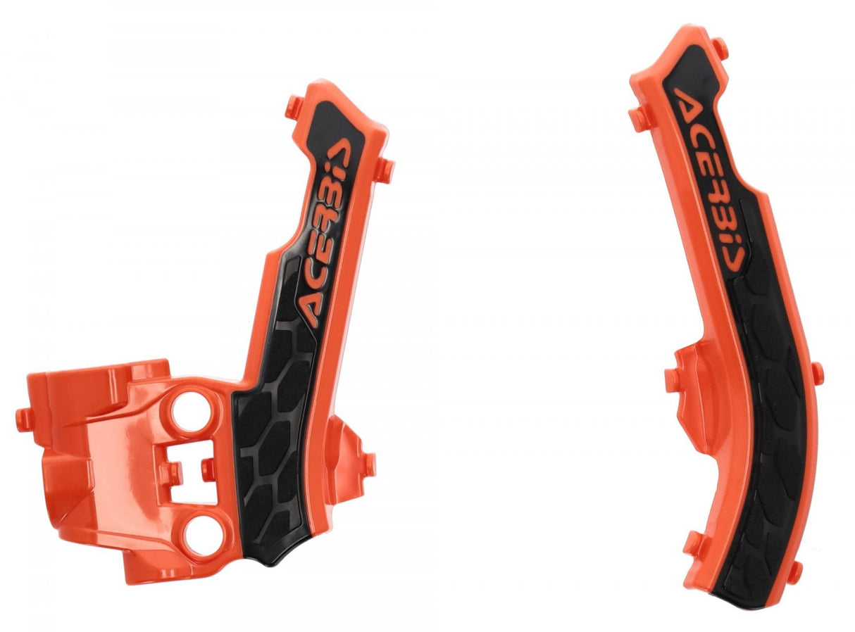 ACERBIS X-GRIP FRAME GUARDS KTM SX 50 16-23 ORANGE-BLACK