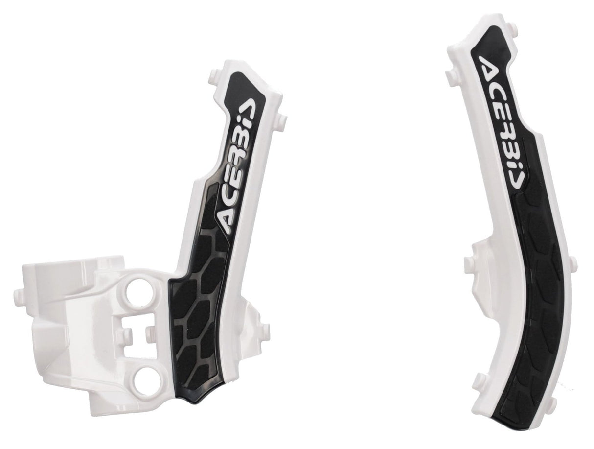 ACERBIS X-GRIP FRAME GUARDS HUSQVARNA TC 50 16-23 WHITE-BLACK