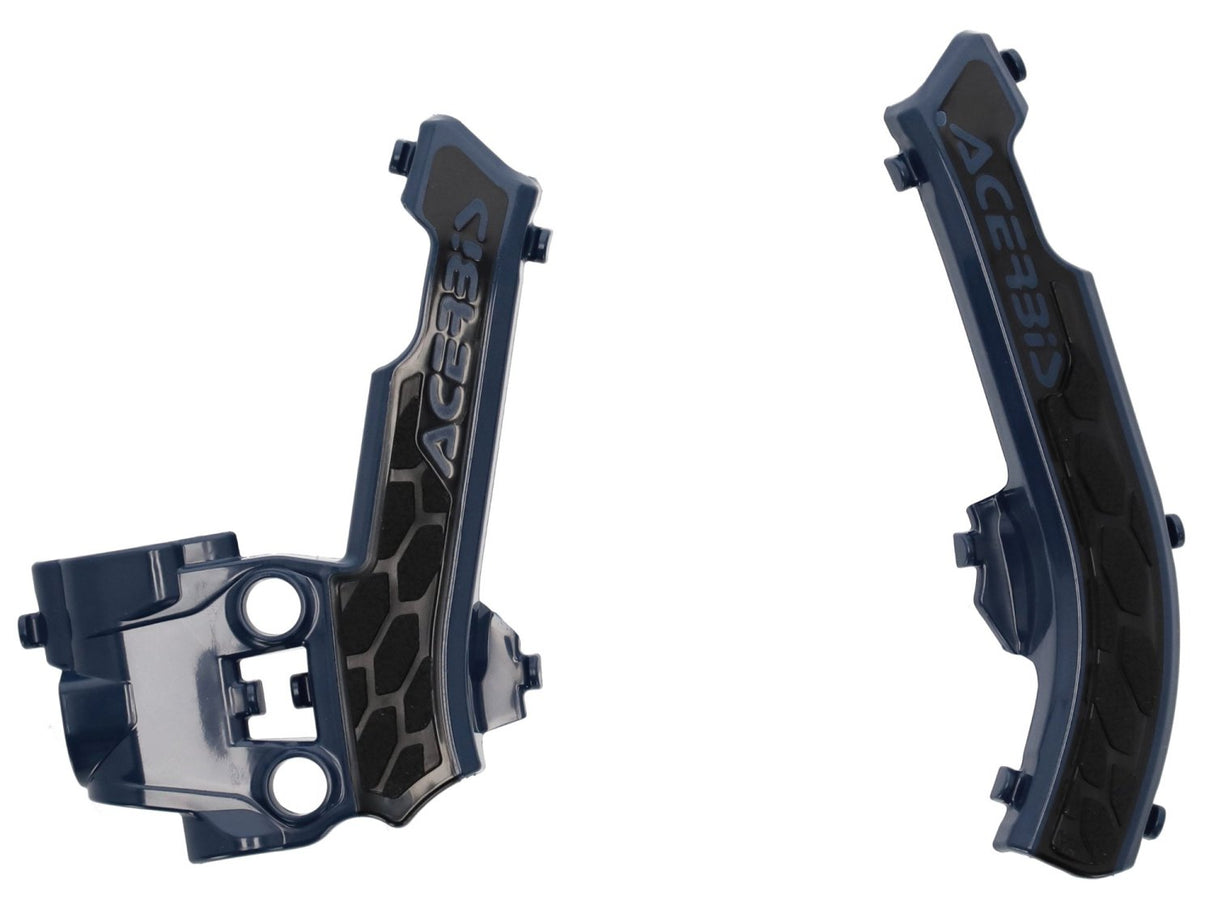 ACERBIS X-GRIP FRAME GUARDS HUSQVARNA TC 50 16-23 BLUE-BLACK