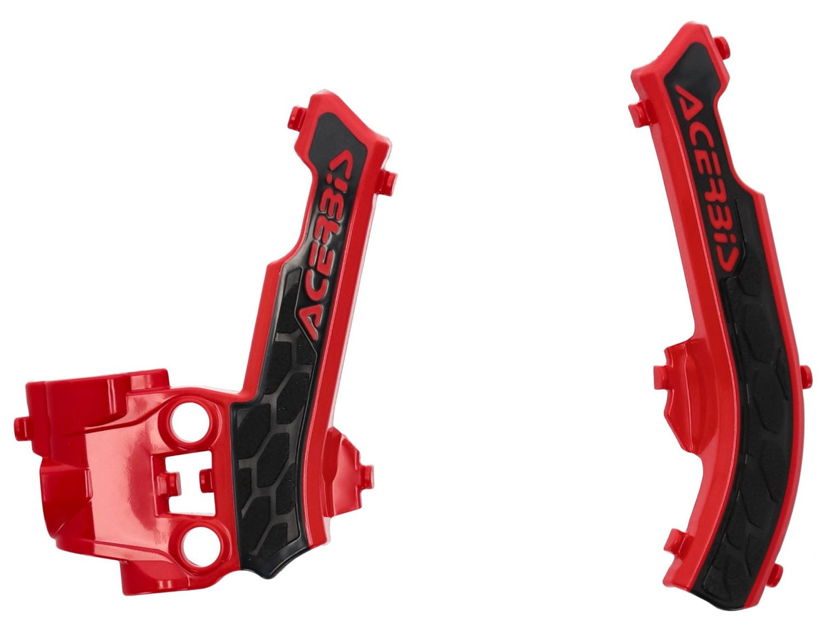 ACERBIS X-GRIP FRAME GUARDS GAS GAS MC 50 21-23 RED-BLACK