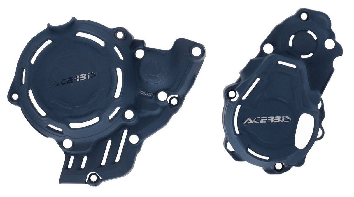 ACERBIS X-POWER ENGINE PROTECTORS SXF FC 250 350 23-24 NAVY BLUE