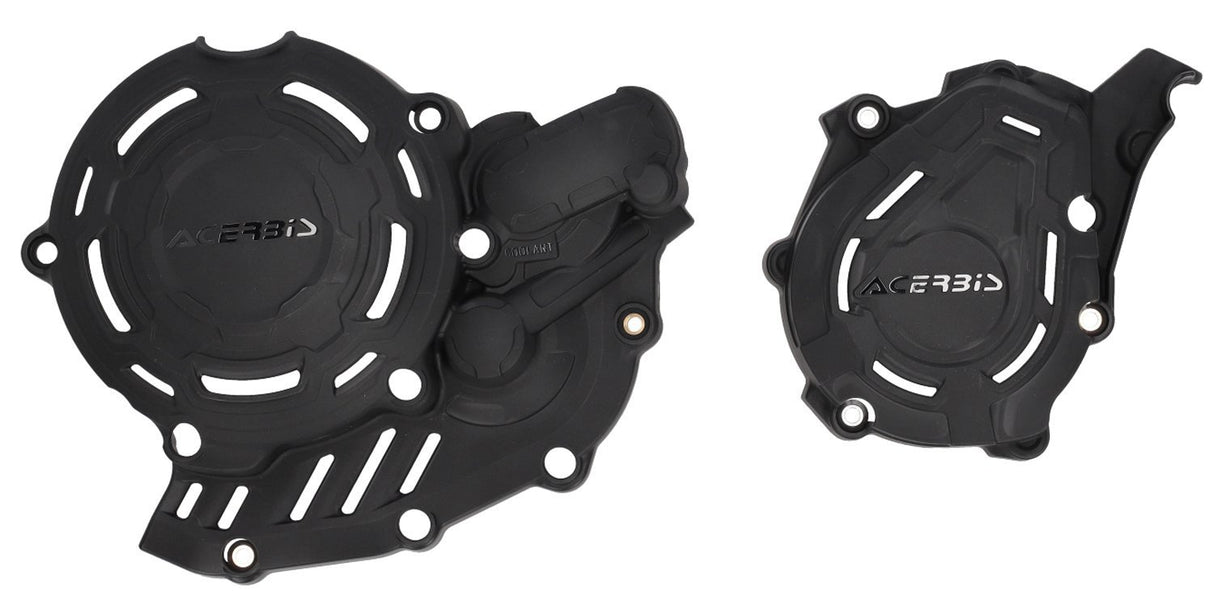 ACERBIS X-POWER ENGINE PROTECTORS SXF FC 450 23-24 EXCF FE 450 500 501 24 BLACK