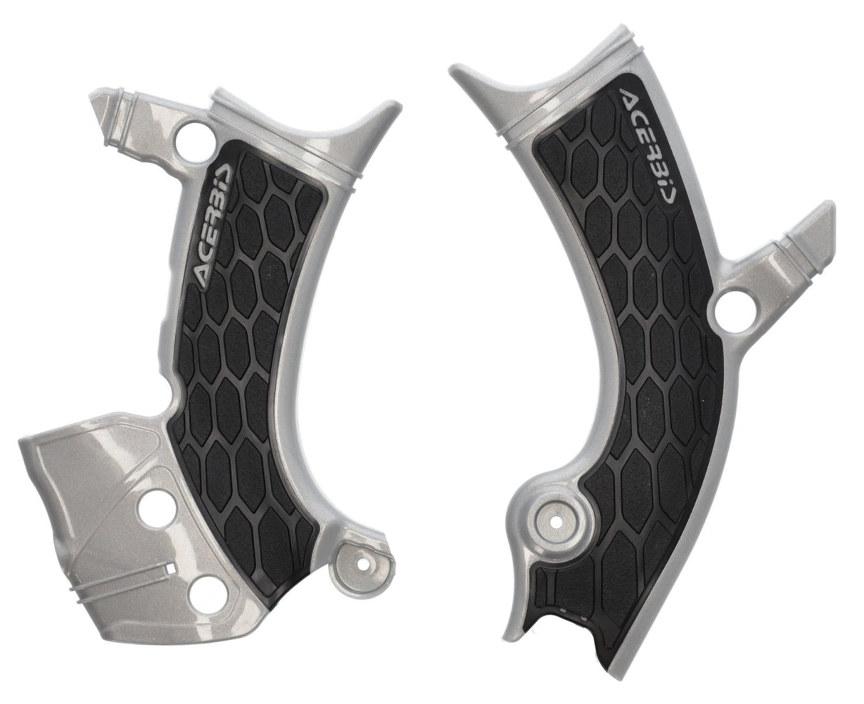 ACERBIS X-GRIP FRAME GUARDS YZF 450 2023 SILV-BLK