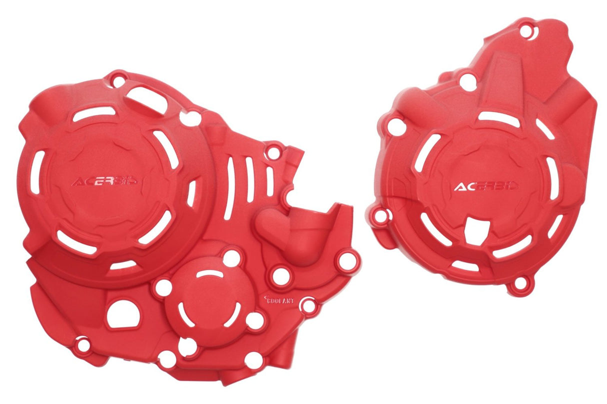 ACERBIS X-POWER ENGINE PROTECTORS HONDA CRF 300 L/RALLY 21-23 RED