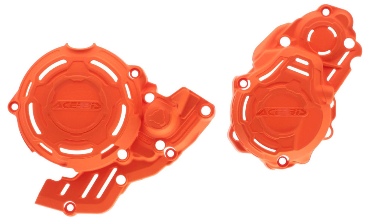 ACERBIS X-POWER ENGINE PROTECTORS EXCF FE 250 350 24 ORANGE