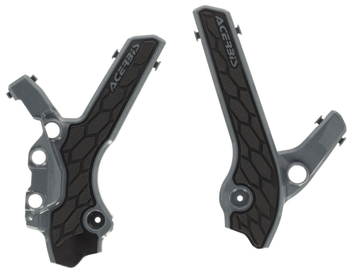 ACERBIS X-GRIP FRAME GUARDS SUZUKI DRZ 400 00-23 GREY-BLACK