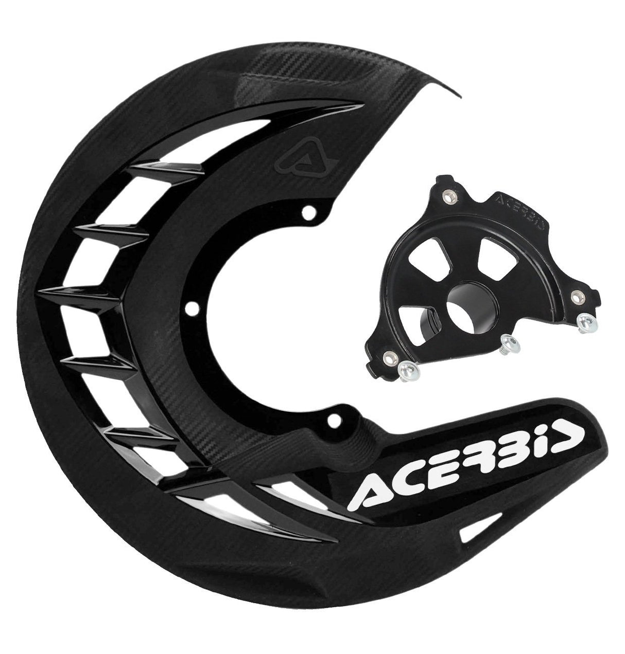 ACERBIS X-BRAKE DISC COVER & BLK MOUNT BLACK SX/F 15-23 EXC/F 16-23
