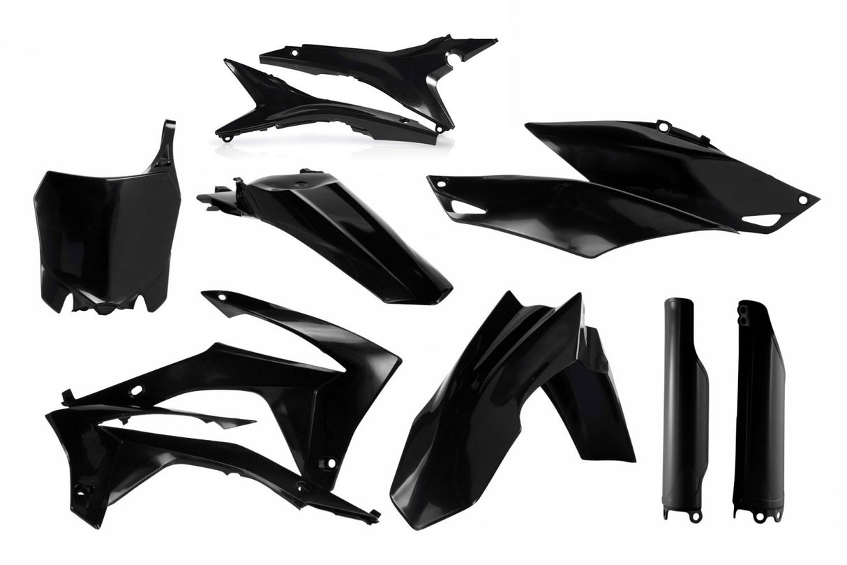 ACERBIS PLASTIC KIT HONDA CRF 250 14-17 450 13-16 BLACK