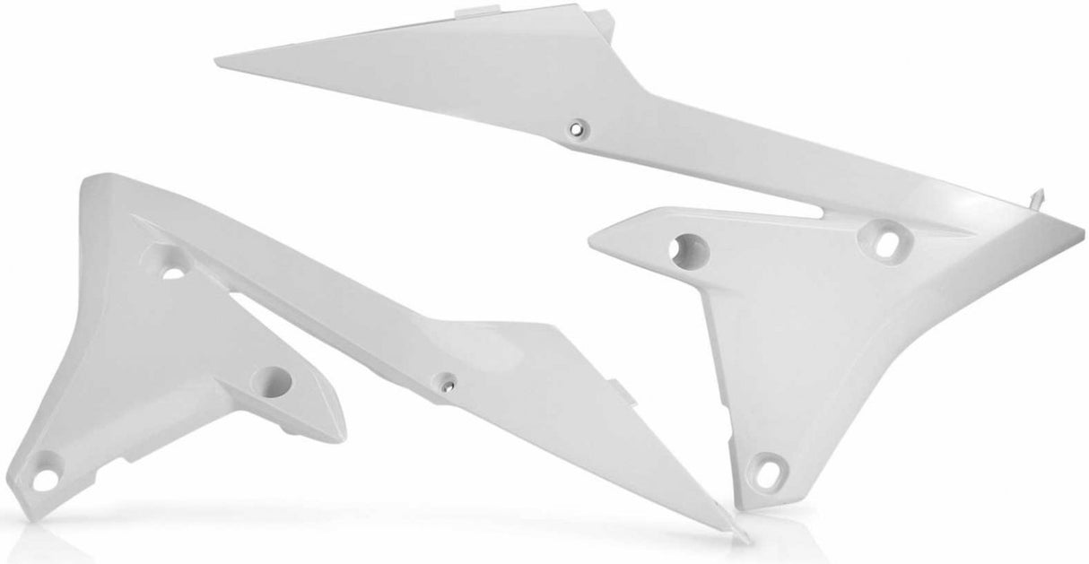 ACERBIS RADIATOR SHROUDS YAMAHA YZF250 14-18 450 14-17 WHITE