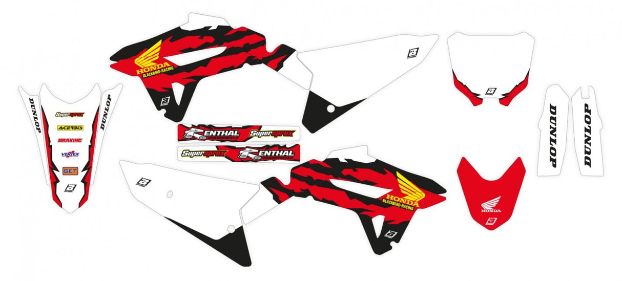 BLACKBIRD GRAPHICS KIT RETRO 96 HONDA CRF 250 22-23 450 21-23
