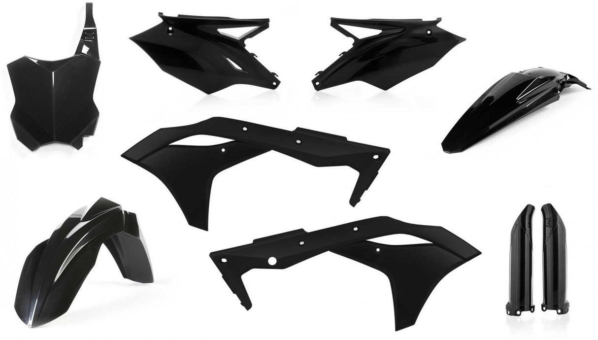 ACERBIS PLASTIC KIT KAWASAKI KXF 250 17-20 BLACK