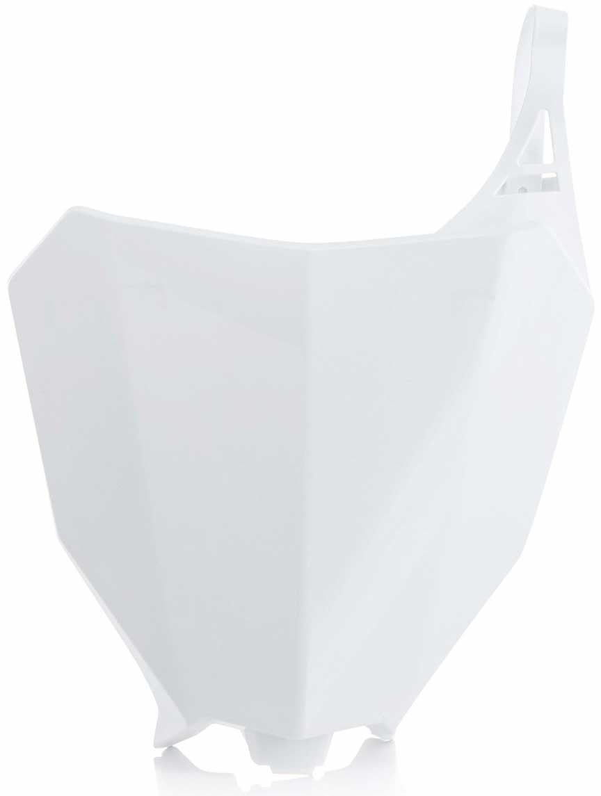 ACERBIS FRONT PLATE HONDA CRF 250 18-21 450 17-20 WHITE