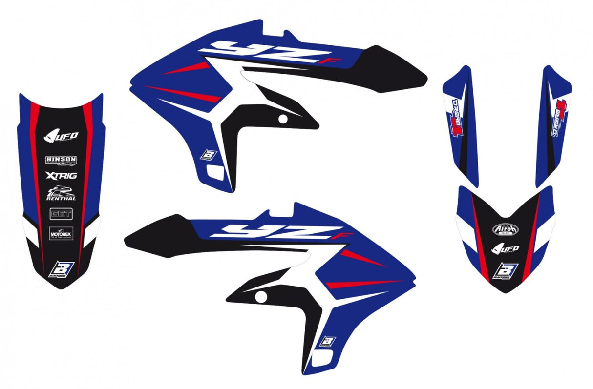 BLACKBIRD GRAPHICS KIT DREAM 4 YAMAHA YZF 450 23