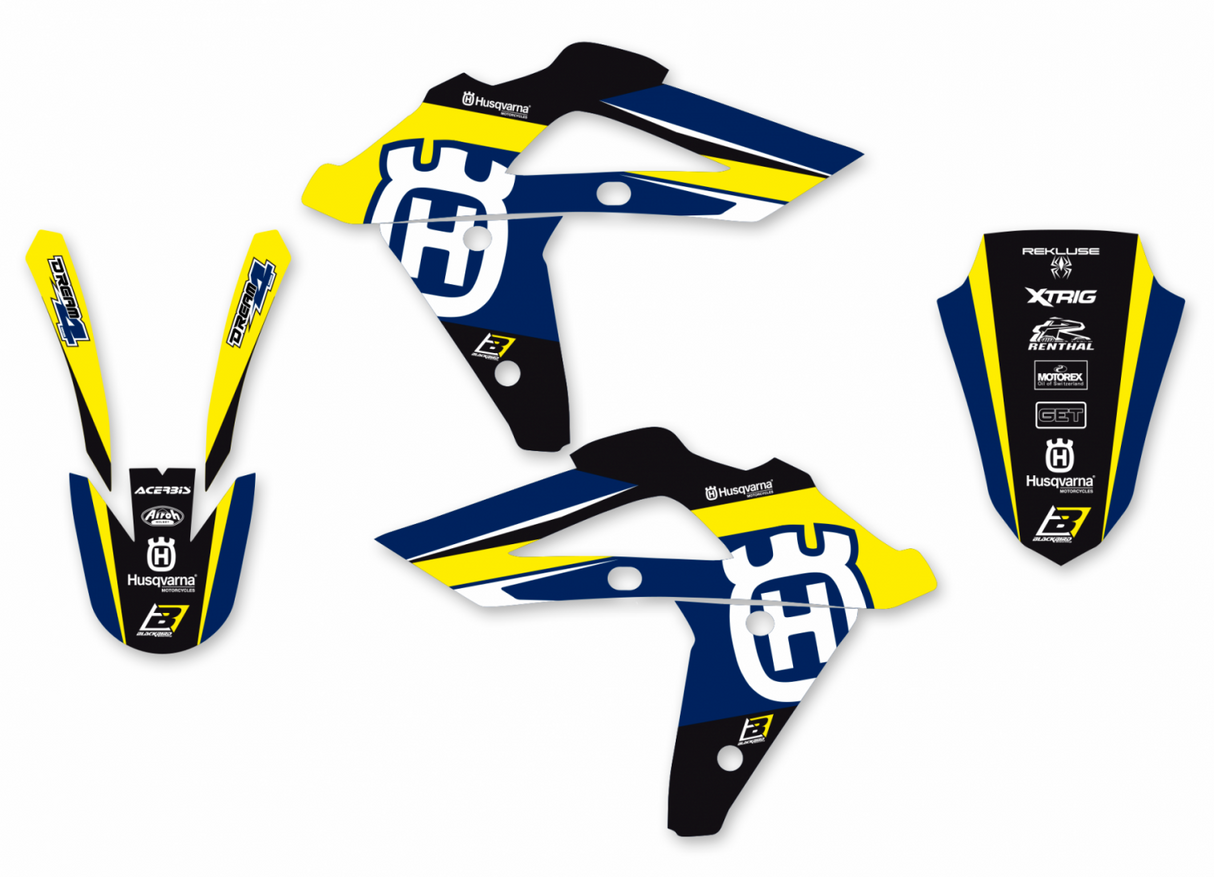 BLACKBIRD GRAPHICS KIT DREAM 4 TE TC 250 450 510 05-07 YELL