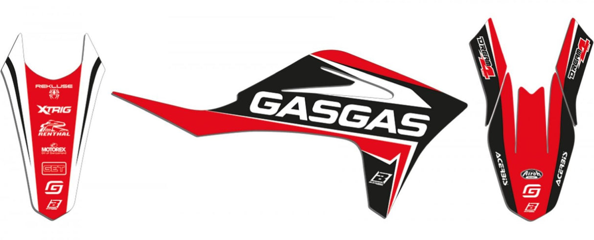 BLACKBIRD GRAPHICS KIT DREAM 4 SERIES GAS GAS MC/EC 21-22