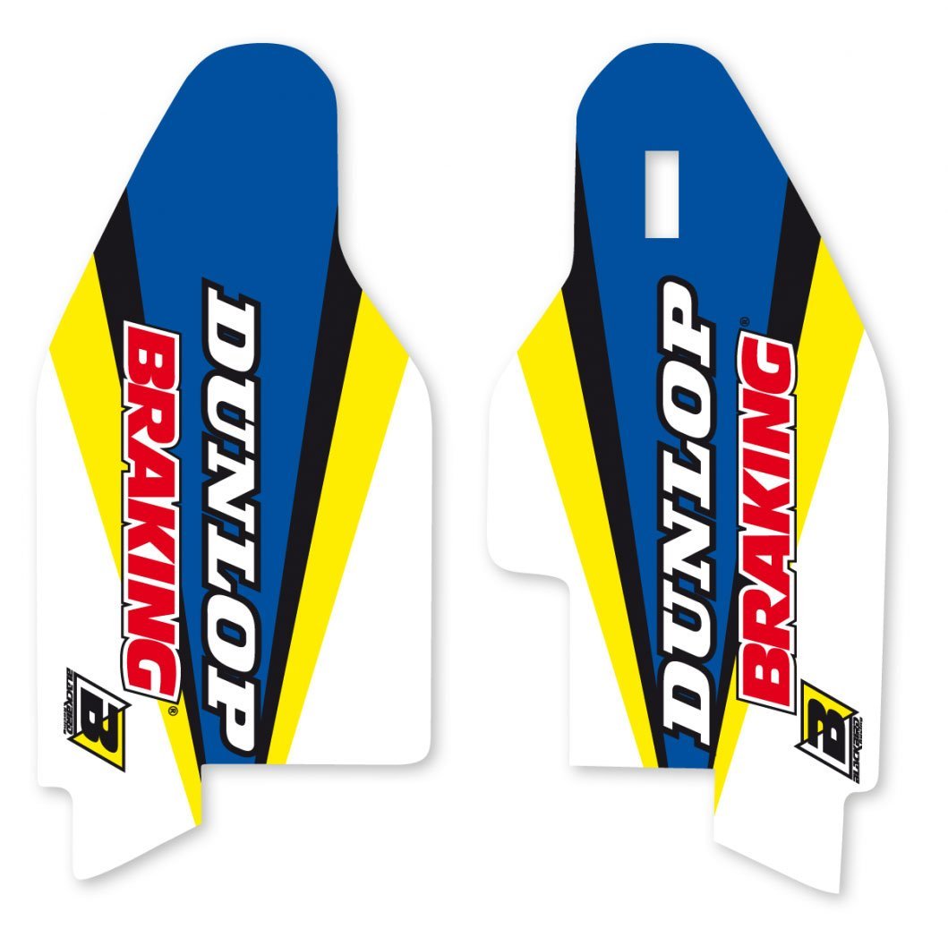 BLACKBIRD DECALS LOWER FORK D4 RMZ450 RMZ250 RM125 RM250
