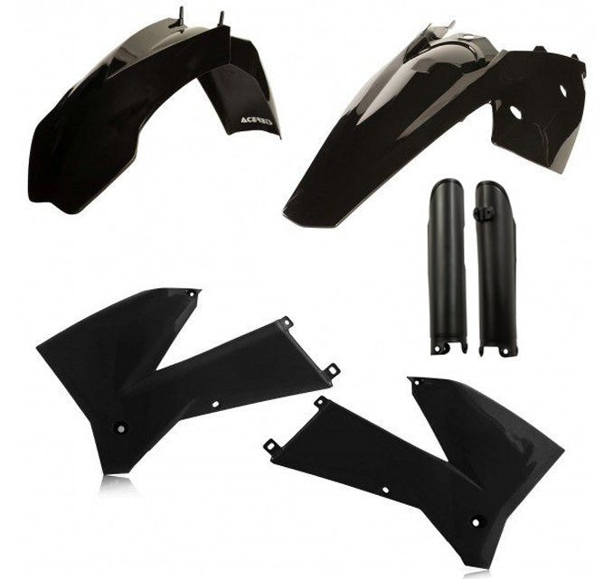 ACERBIS PLASTIC KIT FULL KTM EXC EXCF 05-07 BLACK