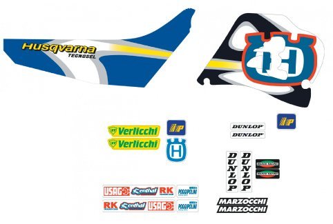 TECNOSEL GRAPHICS KIT HUSQVARNA CR/WR 98-99