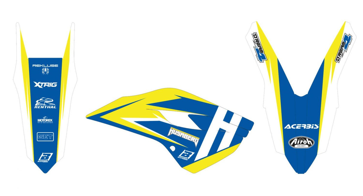 BLACKBIRD GRAPHICS KIT DREAM 4 HUSABERG FE FS 09-12 TE 11-12